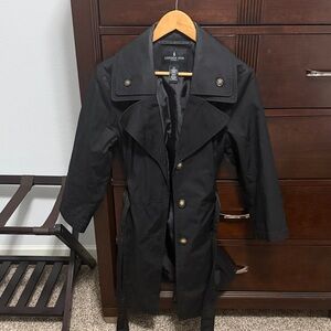 London Fog Women’s Black Trench Coat